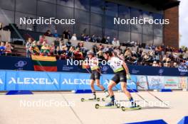 23.08.2024, Otepaeae, Estonia (EST): Joanna Jakiela (POL), Kamila Zuk (POL), (l-r) - IBU Summer Biathlon World Championships, super sprint women, Otepaeae (EST). www.nordicfocus.com. © Manzoni/NordicFocus. Every downloaded picture is fee-liable.