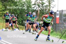 23.08.2024, Otepaeae, Estonia (EST): Julia Machyniakova (SVK), Noora Kaisa Keranen (FIN), (l-r) - IBU Summer Biathlon World Championships, super sprint women, Otepaeae (EST). www.nordicfocus.com. © Manzoni/NordicFocus. Every downloaded picture is fee-liable.