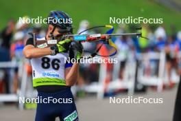 21.08.2024, Otepaeae, Estonia (EST): Dmytro Pidruchnyi (UKR) - IBU Summer Biathlon World Championships, training, Otepaeae (EST). www.nordicfocus.com. © Manzoni/NordicFocus. Every downloaded picture is fee-liable.