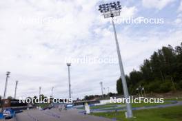 21.08.2024, Otepaeae, Estonia (EST): Event Feature: Overview over the stadium, Undefined athlete competes - IBU Summer Biathlon World Championships, training, Otepaeae (EST). www.nordicfocus.com. © Manzoni/NordicFocus. Every downloaded picture is fee-liable.