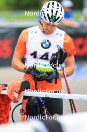 21.08.2024, Otepaeae, Estonia (EST): Fabien Claude (FRA) - IBU Summer Biathlon World Championships, training, Otepaeae (EST). www.nordicfocus.com. © Manzoni/NordicFocus. Every downloaded picture is fee-liable.