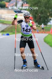 21.08.2024, Otepaeae, Estonia (EST): Thierry Langer (BEL) - IBU Summer Biathlon World Championships, training, Otepaeae (EST). www.nordicfocus.com. © Manzoni/NordicFocus. Every downloaded picture is fee-liable.