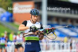 21.08.2024, Otepaeae, Estonia (EST): Dmytro Pidruchnyi (UKR) - IBU Summer Biathlon World Championships, training, Otepaeae (EST). www.nordicfocus.com. © Manzoni/NordicFocus. Every downloaded picture is fee-liable.