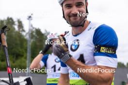 21.08.2024, Otepaeae, Estonia (EST): Olli Hiidensalo (FIN) - IBU Summer Biathlon World Championships, training, Otepaeae (EST). www.nordicfocus.com. © Manzoni/NordicFocus. Every downloaded picture is fee-liable.