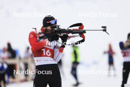 23.03.2024, Ulrichen, Switzerland (SUI): Event Feature: Athlete zeroing - Swiss Championships biathlon, mass, Ulrichen (SUI). www.nordicfocus.com. © Manzoni/NordicFocus. Every downloaded picture is fee-liable.