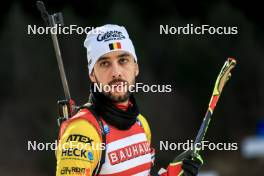 14.02.2024, Nove Mesto na Morave, Czechia (CZE): Cesar Beauvais (BEL) - IBU World Championships Biathlon, individual men, Nove Mesto na Morave (CZE). www.nordicfocus.com. © Manzoni/NordicFocus. Every downloaded picture is fee-liable.