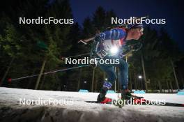 14.02.2024, Nove Mesto na Morave, Czechia (CZE): Campbell Wright (USA) - IBU World Championships Biathlon, individual men, Nove Mesto na Morave (CZE). www.nordicfocus.com. © Thibaut/NordicFocus. Every downloaded picture is fee-liable.