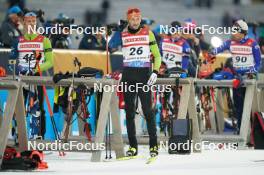 14.02.2024, Nove Mesto na Morave, Czechia (CZE): Jakov Fak (SLO) - IBU World Championships Biathlon, individual men, Nove Mesto na Morave (CZE). www.nordicfocus.com. © Thibaut/NordicFocus. Every downloaded picture is fee-liable.