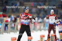 14.02.2024, Nove Mesto na Morave, Czechia (CZE): David Komatz (AUT) - IBU World Championships Biathlon, individual men, Nove Mesto na Morave (CZE). www.nordicfocus.com. © Thibaut/NordicFocus. Every downloaded picture is fee-liable.