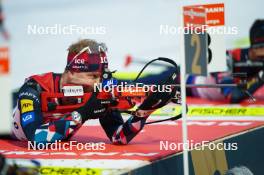 14.02.2024, Nove Mesto na Morave, Czechia (CZE): Johannes Dale-Skjevdal (NOR) - IBU World Championships Biathlon, individual men, Nove Mesto na Morave (CZE). www.nordicfocus.com. © Thibaut/NordicFocus. Every downloaded picture is fee-liable.