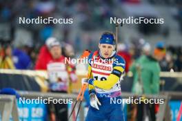 14.02.2024, Nove Mesto na Morave, Czechia (CZE): Martin Ponsiluoma (SWE) - IBU World Championships Biathlon, individual men, Nove Mesto na Morave (CZE). www.nordicfocus.com. © Thibaut/NordicFocus. Every downloaded picture is fee-liable.