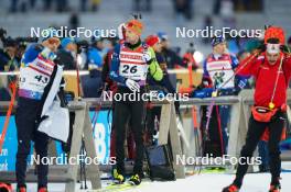 14.02.2024, Nove Mesto na Morave, Czechia (CZE): Jakov Fak (SLO) - IBU World Championships Biathlon, individual men, Nove Mesto na Morave (CZE). www.nordicfocus.com. © Thibaut/NordicFocus. Every downloaded picture is fee-liable.