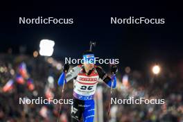 14.02.2024, Nove Mesto na Morave, Czechia (CZE): Rene Zahkna (EST) - IBU World Championships Biathlon, individual men, Nove Mesto na Morave (CZE). www.nordicfocus.com. © Manzoni/NordicFocus. Every downloaded picture is fee-liable.