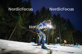 14.02.2024, Nove Mesto na Morave, Czechia (CZE): Anton Dudchenko (UKR) - IBU World Championships Biathlon, individual men, Nove Mesto na Morave (CZE). www.nordicfocus.com. © Thibaut/NordicFocus. Every downloaded picture is fee-liable.