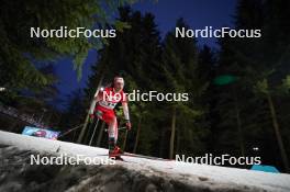 14.02.2024, Nove Mesto na Morave, Czechia (CZE): Adam Runnalls (CAN) - IBU World Championships Biathlon, individual men, Nove Mesto na Morave (CZE). www.nordicfocus.com. © Thibaut/NordicFocus. Every downloaded picture is fee-liable.