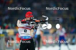 14.02.2024, Nove Mesto na Morave, Czechia (CZE): Niklas Hartweg (SUI) - IBU World Championships Biathlon, individual men, Nove Mesto na Morave (CZE). www.nordicfocus.com. © Thibaut/NordicFocus. Every downloaded picture is fee-liable.