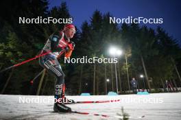 14.02.2024, Nove Mesto na Morave, Czechia (CZE): Roman Rees (GER) - IBU World Championships Biathlon, individual men, Nove Mesto na Morave (CZE). www.nordicfocus.com. © Thibaut/NordicFocus. Every downloaded picture is fee-liable.