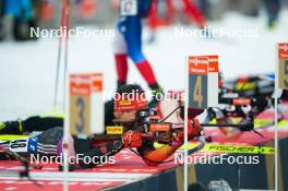 14.02.2024, Nove Mesto na Morave, Czechia (CZE): Philipp Horn (GER) - IBU World Championships Biathlon, individual men, Nove Mesto na Morave (CZE). www.nordicfocus.com. © Thibaut/NordicFocus. Every downloaded picture is fee-liable.