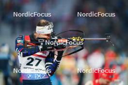 14.02.2024, Nove Mesto na Morave, Czechia (CZE): Emilien Jacquelin (FRA) - IBU World Championships Biathlon, individual men, Nove Mesto na Morave (CZE). www.nordicfocus.com. © Thibaut/NordicFocus. Every downloaded picture is fee-liable.