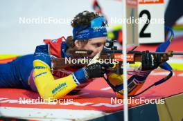 14.02.2024, Nove Mesto na Morave, Czechia (CZE): Peppe Femling (SWE) - IBU World Championships Biathlon, individual men, Nove Mesto na Morave (CZE). www.nordicfocus.com. © Thibaut/NordicFocus. Every downloaded picture is fee-liable.