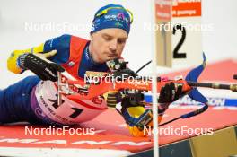 14.02.2024, Nove Mesto na Morave, Czechia (CZE): Jesper Nelin (SWE) - IBU World Championships Biathlon, individual men, Nove Mesto na Morave (CZE). www.nordicfocus.com. © Thibaut/NordicFocus. Every downloaded picture is fee-liable.