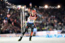 14.02.2024, Nove Mesto na Morave, Czechia (CZE): Johannes Kuehn (GER) - IBU World Championships Biathlon, individual men, Nove Mesto na Morave (CZE). www.nordicfocus.com. © Manzoni/NordicFocus. Every downloaded picture is fee-liable.