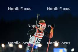 14.02.2024, Nove Mesto na Morave, Czechia (CZE): Roman Rees (GER) - IBU World Championships Biathlon, individual men, Nove Mesto na Morave (CZE). www.nordicfocus.com. © Manzoni/NordicFocus. Every downloaded picture is fee-liable.