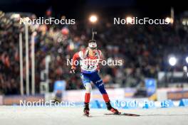 14.02.2024, Nove Mesto na Morave, Czechia (CZE): Michal Krcmar (CZE) - IBU World Championships Biathlon, individual men, Nove Mesto na Morave (CZE). www.nordicfocus.com. © Manzoni/NordicFocus. Every downloaded picture is fee-liable.