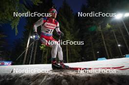 14.02.2024, Nove Mesto na Morave, Czechia (CZE): Timofei Lapshin (KOR) - IBU World Championships Biathlon, individual men, Nove Mesto na Morave (CZE). www.nordicfocus.com. © Thibaut/NordicFocus. Every downloaded picture is fee-liable.