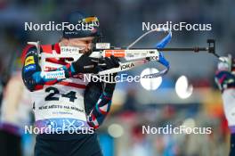 14.02.2024, Nove Mesto na Morave, Czechia (CZE): Tarjei Boe (NOR) - IBU World Championships Biathlon, individual men, Nove Mesto na Morave (CZE). www.nordicfocus.com. © Thibaut/NordicFocus. Every downloaded picture is fee-liable.