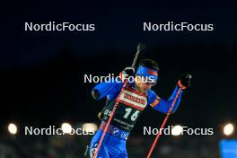 14.02.2024, Nove Mesto na Morave, Czechia (CZE): Tommaso Giacomel (ITA) - IBU World Championships Biathlon, individual men, Nove Mesto na Morave (CZE). www.nordicfocus.com. © Manzoni/NordicFocus. Every downloaded picture is fee-liable.