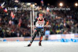 14.02.2024, Nove Mesto na Morave, Czechia (CZE): Roman Rees (GER) - IBU World Championships Biathlon, individual men, Nove Mesto na Morave (CZE). www.nordicfocus.com. © Manzoni/NordicFocus. Every downloaded picture is fee-liable.