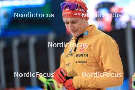 14.02.2024, Nove Mesto na Morave, Czechia (CZE): Benedikt Doll (GER) - IBU World Championships Biathlon, individual men, Nove Mesto na Morave (CZE). www.nordicfocus.com. © Manzoni/NordicFocus. Every downloaded picture is fee-liable.