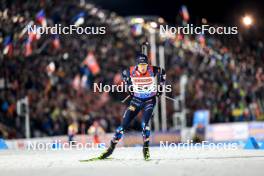 14.02.2024, Nove Mesto na Morave, Czechia (CZE): Tarjei Boe (NOR) - IBU World Championships Biathlon, individual men, Nove Mesto na Morave (CZE). www.nordicfocus.com. © Manzoni/NordicFocus. Every downloaded picture is fee-liable.