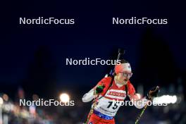 14.02.2024, Nove Mesto na Morave, Czechia (CZE): Adam Runnalls (CAN) - IBU World Championships Biathlon, individual men, Nove Mesto na Morave (CZE). www.nordicfocus.com. © Manzoni/NordicFocus. Every downloaded picture is fee-liable.