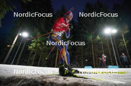 14.02.2024, Nove Mesto na Morave, Czechia (CZE): Johannes Kuehn (GER) - IBU World Championships Biathlon, individual men, Nove Mesto na Morave (CZE). www.nordicfocus.com. © Thibaut/NordicFocus. Every downloaded picture is fee-liable.