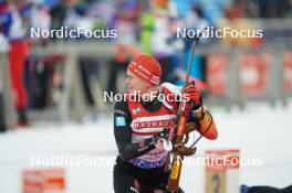 14.02.2024, Nove Mesto na Morave, Czechia (CZE): Benedikt Doll (GER) - IBU World Championships Biathlon, individual men, Nove Mesto na Morave (CZE). www.nordicfocus.com. © Thibaut/NordicFocus. Every downloaded picture is fee-liable.