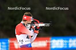 14.02.2024, Nove Mesto na Morave, Czechia (CZE): Christian Gow (CAN) - IBU World Championships Biathlon, individual men, Nove Mesto na Morave (CZE). www.nordicfocus.com. © Manzoni/NordicFocus. Every downloaded picture is fee-liable.