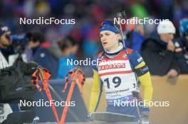 14.02.2024, Nove Mesto na Morave, Czechia (CZE): Martin Ponsiluoma (SWE) - IBU World Championships Biathlon, individual men, Nove Mesto na Morave (CZE). www.nordicfocus.com. © Thibaut/NordicFocus. Every downloaded picture is fee-liable.