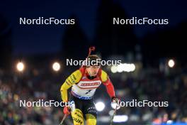 14.02.2024, Nove Mesto na Morave, Czechia (CZE): Florent Claude (BEL) - IBU World Championships Biathlon, individual men, Nove Mesto na Morave (CZE). www.nordicfocus.com. © Manzoni/NordicFocus. Every downloaded picture is fee-liable.