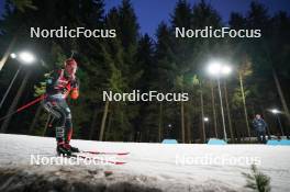 14.02.2024, Nove Mesto na Morave, Czechia (CZE): Roman Rees (GER) - IBU World Championships Biathlon, individual men, Nove Mesto na Morave (CZE). www.nordicfocus.com. © Thibaut/NordicFocus. Every downloaded picture is fee-liable.