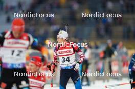 14.02.2024, Nove Mesto na Morave, Czechia (CZE): Felix Leitner (AUT) - IBU World Championships Biathlon, individual men, Nove Mesto na Morave (CZE). www.nordicfocus.com. © Thibaut/NordicFocus. Every downloaded picture is fee-liable.