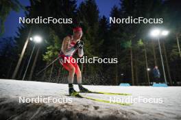 14.02.2024, Nove Mesto na Morave, Czechia (CZE): Niklas Hartweg (SUI) - IBU World Championships Biathlon, individual men, Nove Mesto na Morave (CZE). www.nordicfocus.com. © Thibaut/NordicFocus. Every downloaded picture is fee-liable.