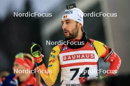 14.02.2024, Nove Mesto na Morave, Czechia (CZE): Cesar Beauvais (BEL) - IBU World Championships Biathlon, individual men, Nove Mesto na Morave (CZE). www.nordicfocus.com. © Manzoni/NordicFocus. Every downloaded picture is fee-liable.