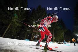 14.02.2024, Nove Mesto na Morave, Czechia (CZE): Simon Eder (AUT) - IBU World Championships Biathlon, individual men, Nove Mesto na Morave (CZE). www.nordicfocus.com. © Thibaut/NordicFocus. Every downloaded picture is fee-liable.