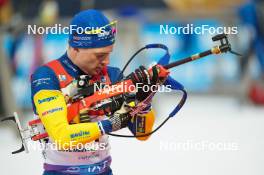 14.02.2024, Nove Mesto na Morave, Czechia (CZE): Jesper Nelin (SWE) - IBU World Championships Biathlon, individual men, Nove Mesto na Morave (CZE). www.nordicfocus.com. © Thibaut/NordicFocus. Every downloaded picture is fee-liable.