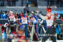 14.02.2024, Nove Mesto na Morave, Czechia (CZE): Vincent Bonacci (USA) - IBU World Championships Biathlon, individual men, Nove Mesto na Morave (CZE). www.nordicfocus.com. © Thibaut/NordicFocus. Every downloaded picture is fee-liable.