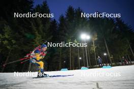 14.02.2024, Nove Mesto na Morave, Czechia (CZE): Jesper Nelin (SWE) - IBU World Championships Biathlon, individual men, Nove Mesto na Morave (CZE). www.nordicfocus.com. © Thibaut/NordicFocus. Every downloaded picture is fee-liable.