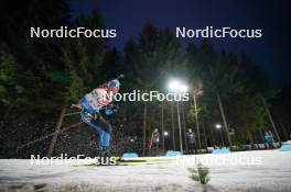 14.02.2024, Nove Mesto na Morave, Czechia (CZE): Rene Zahkna (EST) - IBU World Championships Biathlon, individual men, Nove Mesto na Morave (CZE). www.nordicfocus.com. © Thibaut/NordicFocus. Every downloaded picture is fee-liable.