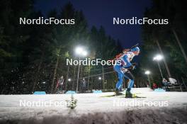 14.02.2024, Nove Mesto na Morave, Czechia (CZE): Rene Zahkna (EST) - IBU World Championships Biathlon, individual men, Nove Mesto na Morave (CZE). www.nordicfocus.com. © Thibaut/NordicFocus. Every downloaded picture is fee-liable.